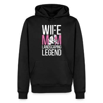 Landscaper Landscaping Landscape - Männer Premium Bio Hoodie - Schwarz - Vorne - Nico (187cm)