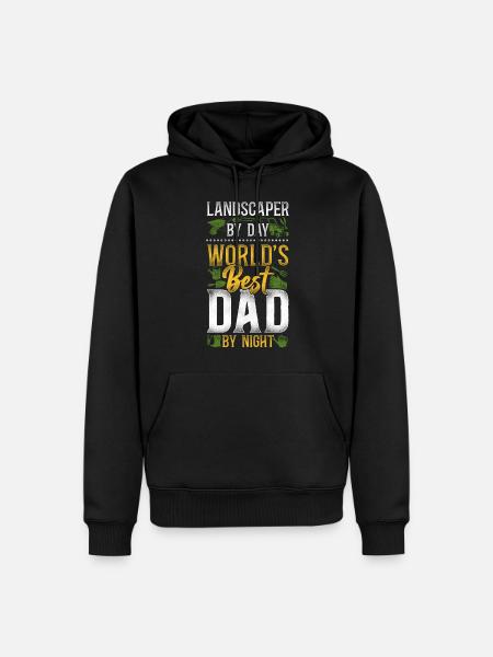 Landscaper Landscaping Landscape - Men’s Premium Organic Hoodie - black