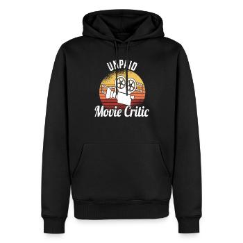 Critique de film Critique de film Long métrage - Sweat à capuche Premium bio Homme - noir - Devant - Nico (187cm)