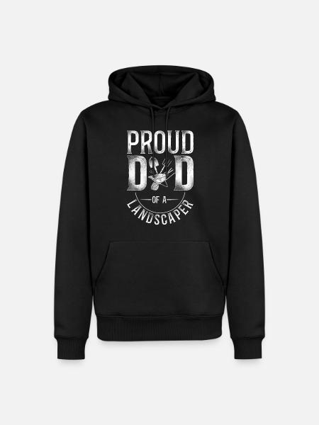 Landscaper Landscaping Landscape - Men’s Premium Organic Hoodie - black