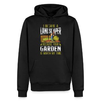 Landscaper Landscaping Landscape - Männer Premium Bio Hoodie - Schwarz - Vorne - Nico (187cm)