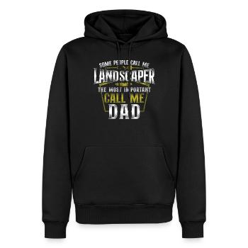 Landscaper Landscaping Landscape - Männer Premium Bio Hoodie - Schwarz - Vorne - Nico (187cm)