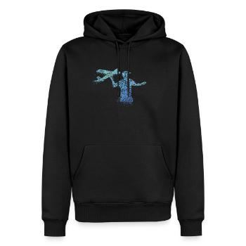 Model Airplane RC Model Aircraft Model Maker - Men’s Premium Organic Hoodie - black - Front - Nico (187cm)