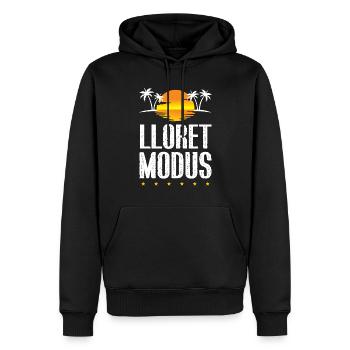 Lloret De Mar Modus - Männer Premium Bio Hoodie - Schwarz - Vorne - Nico (187cm)