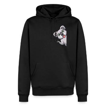 Koala Koala Bear Drôle Australie - Sweat à capuche Premium bio Homme - noir - Devant - Nico (187cm)