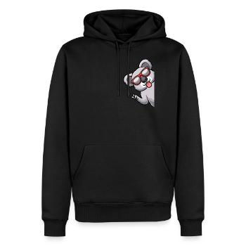 Koala Koala Bear Drôle Australie - Sweat à capuche Premium bio Homme - noir - Devant - Nico (187cm)