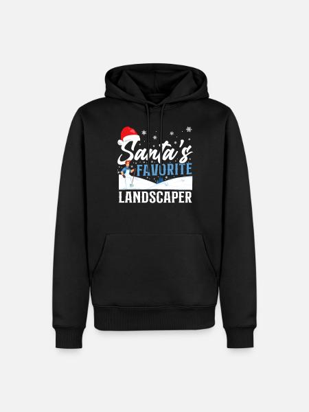 Landscaper Landscaping Landscape - Men’s Premium Organic Hoodie - black