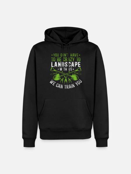 Landscaper Landscaping Landscape - Men’s Premium Organic Hoodie - black