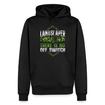 Landscaper Landscaping Landscape - Männer Premium Bio Hoodie - Schwarz - Vorne - Nico (187cm)