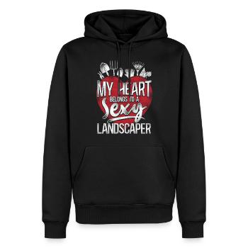 Landscaper Landscaping Landscape - Männer Premium Bio Hoodie - Schwarz - Vorne - Nico (187cm)