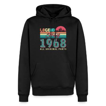Alles Original 1968 Im Juli - Männer Premium Bio Hoodie - Schwarz - Vorne - Nico (187cm)