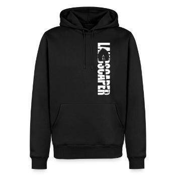 Landscaper Landscaping Landscape - Men’s Premium Organic Hoodie - black - Front - Nico (187cm)
