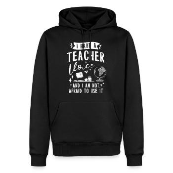 Teacher School Teacher 6th grade Primary school - Men’s Premium Organic Hoodie - black - Front - Nico (187cm)