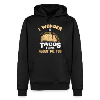 Taco Tuesday Torero Salsa Latino Mexikanisch Nacho - Männer Premium Bio Hoodie - Schwarz - Vorne - Nico (187cm)