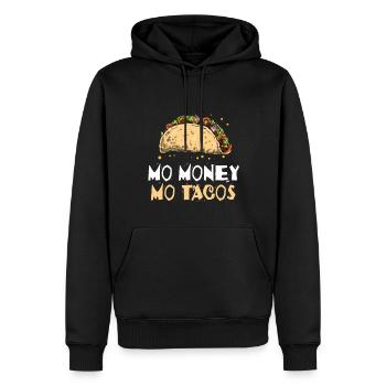 Taco Mexico Food Fast Food Nachos Fiesta Salsa - Men’s Premium Organic Hoodie - black - Front - Nico (187cm)