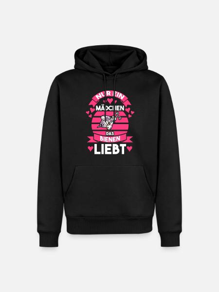 Imker Biene Bienen - Männer Premium Bio Hoodie - Schwarz