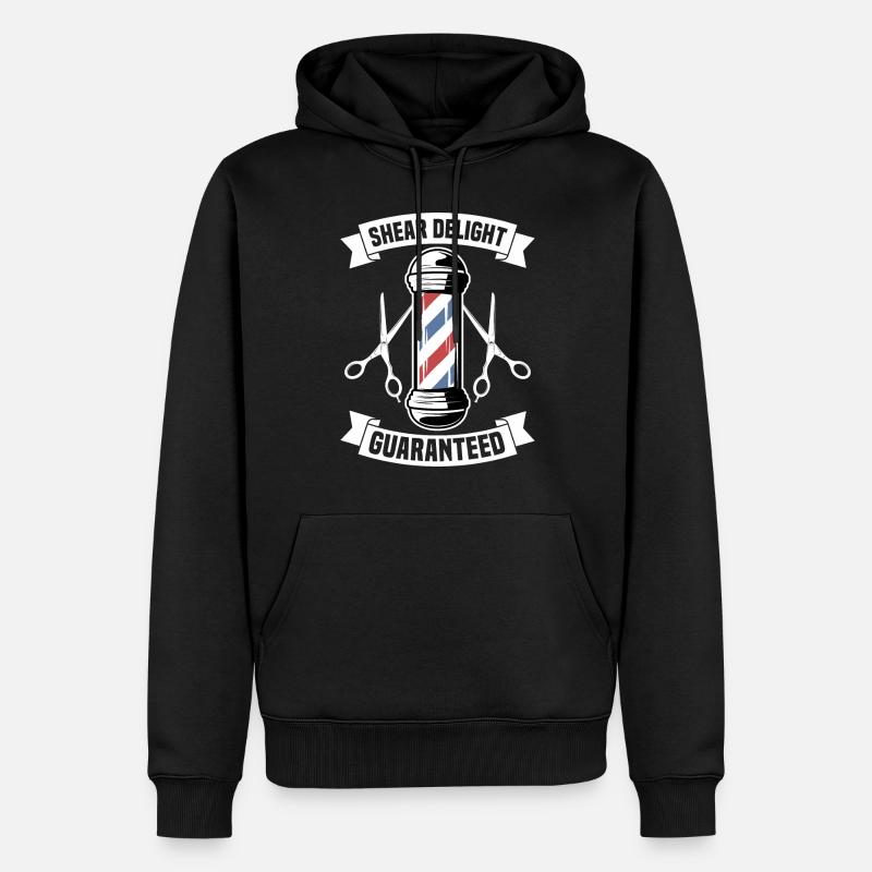 Barbershop Shear Delight Guranteed - Sweat à capuche Premium bio Homme - noir