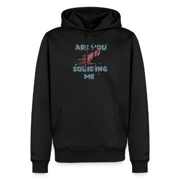 Meeresbiologie Qualle Ozean Wal Krabbe Tintenfisch - Männer Premium Bio Hoodie - Schwarz - Vorne - Nico (187cm)