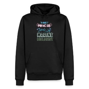 Meeresbiologie Qualle Ozean Wal Krabbe Tintenfisch - Männer Premium Bio Hoodie - Schwarz - Vorne - Nico (187cm)