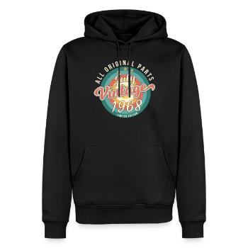 1968 Juli Alles Original - Männer Premium Bio Hoodie - Schwarz - Vorne - Nico (187cm)