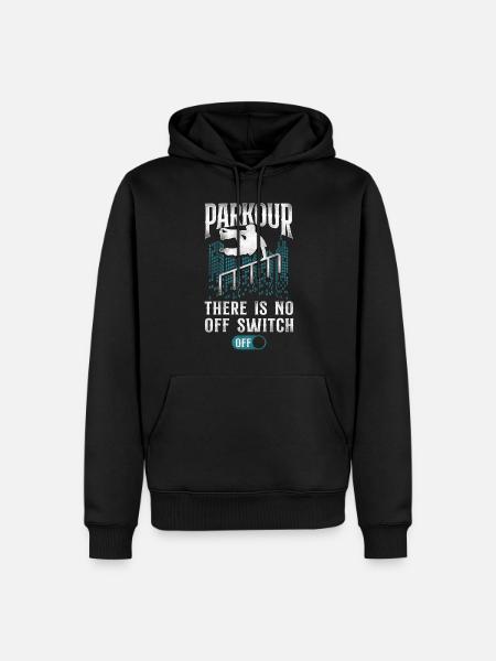 Parkour Free Running Traceur - Men’s Premium Organic Hoodie - black