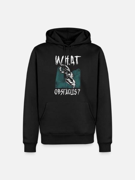 Parkour Free Running Traceur - Men’s Premium Organic Hoodie - black