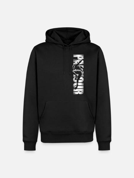 Parkour Free Running Traceur - Men’s Premium Organic Hoodie - black