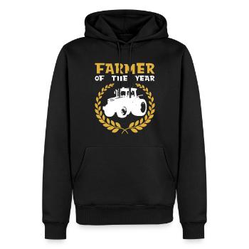 Farmer Farmer of the Year Farmer Agriculture - Men’s Premium Organic Hoodie - black - Front - Nico (187cm)