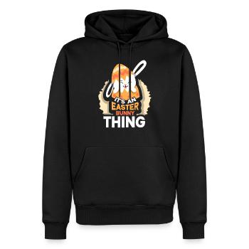 It's an Easter Thing Easter Easter - Men’s Premium Organic Hoodie - black - Front - Nico (187cm)