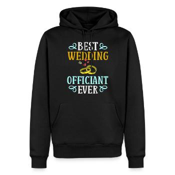 Trauungsleiter Eheoffizier Priester Pfarrer Ehe - Männer Premium Bio Hoodie - Schwarz - Vorne - Nico (187cm)