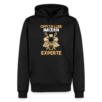 Biene Bienen Imkerei Honig Imker - Männer Premium Bio Hoodie - Schwarz - Vorne - Nico (187cm)