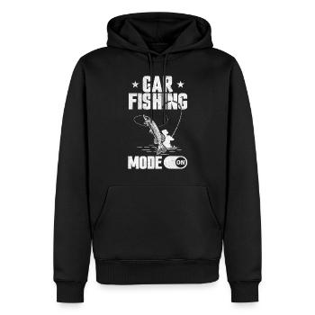 Garfish Garfishing I Gar Mode de pêche sur Garfish - Sweat à capuche Premium bio Homme - noir - Devant - Nico (187cm)