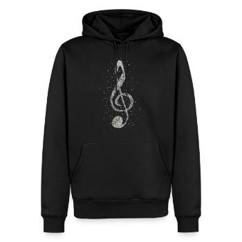 Chor Musikverein Musicien Professeur Musicien - Sweat à capuche Premium bio Homme - noir - Devant - Nico (187cm)