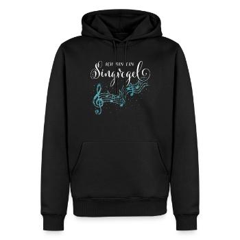 Musical Musik Chor Musikverein Singen - Männer Premium Bio Hoodie - Schwarz - Vorne - Nico (187cm)
