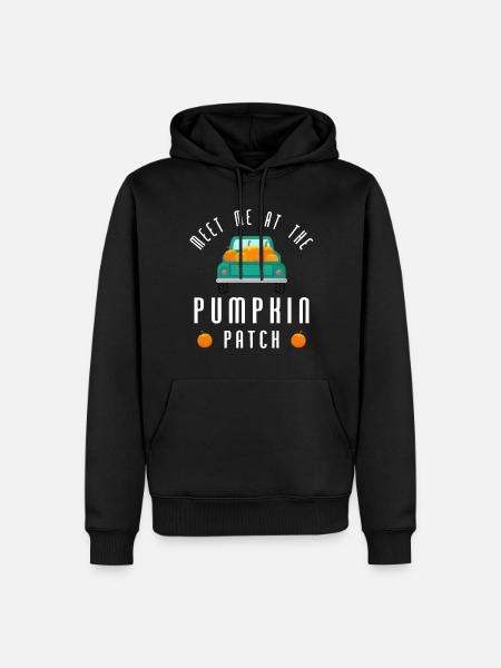 Retrouvez-moi au Pumpkin Patch - Sweat à capuche Premium bio Homme - noir