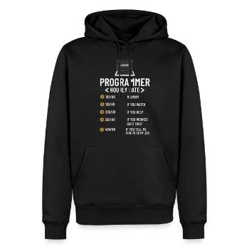 Programmierer Programmieren Computerentwickler Pc - Männer Premium Bio Hoodie - Schwarz - Vorne - Nico (187cm)