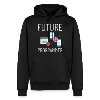Programmierer Programmieren Computerentwickler Pc - Männer Premium Bio Hoodie - Schwarz - Vorne - Nico (187cm)