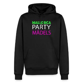 Mallorca Party Mädels - Männer Premium Bio Hoodie - Schwarz - Vorne - Nico (187cm)