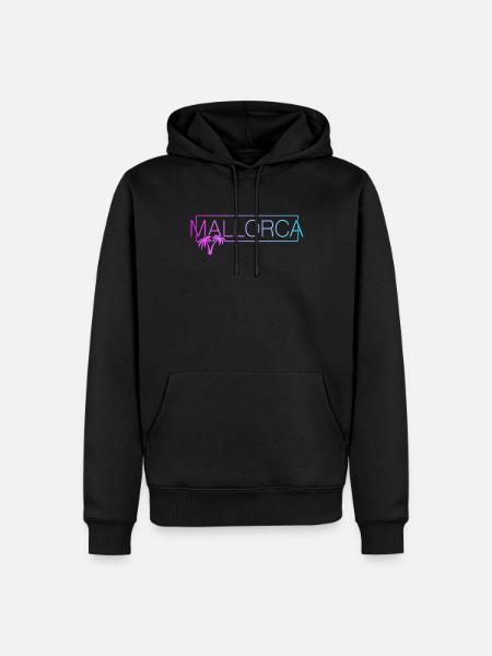 Majorca - Men’s Premium Organic Hoodie - black
