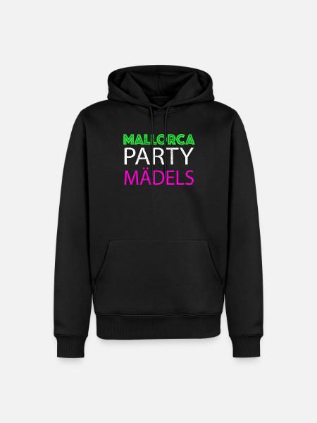 Mallorca Party Mädels - Männer Premium Bio Hoodie - Schwarz