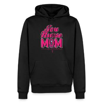 Intensive Care Nurse Mom Intensive Care - Men’s Premium Organic Hoodie - black - Front - Nico (187cm)