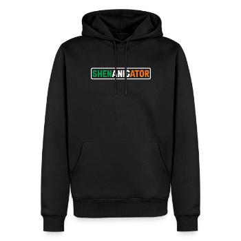 Shenanigator Irlande Irlandais Saint-Patrick irlandais - Sweat à capuche Premium bio Homme - noir - Devant - Nico (187cm)