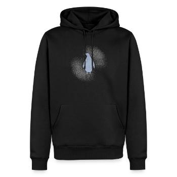 Pingouin - Sweat à capuche Premium bio Homme - noir - Devant - Nico (187cm)