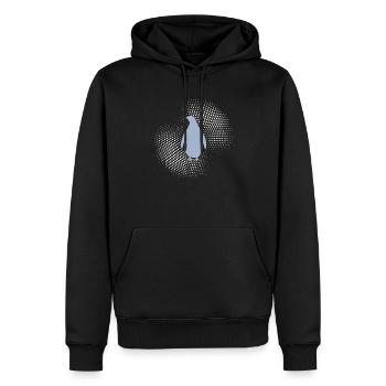 Pingouin - Sweat à capuche Premium bio Homme - noir - Devant - Nico (187cm)