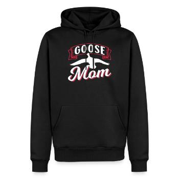 Gänsemutter Mama Gans Haustier Gänse Tier - Männer Premium Bio Hoodie - Schwarz - Vorne - Nico (187cm)