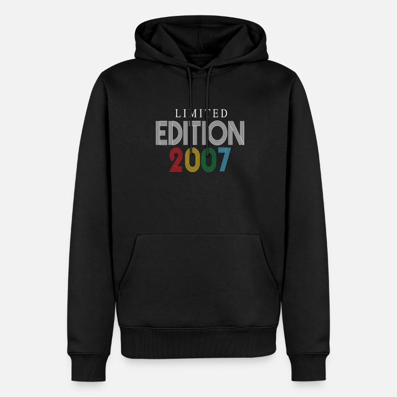 Édition limitée 2007 - Sweat à capuche Premium bio Homme - noir