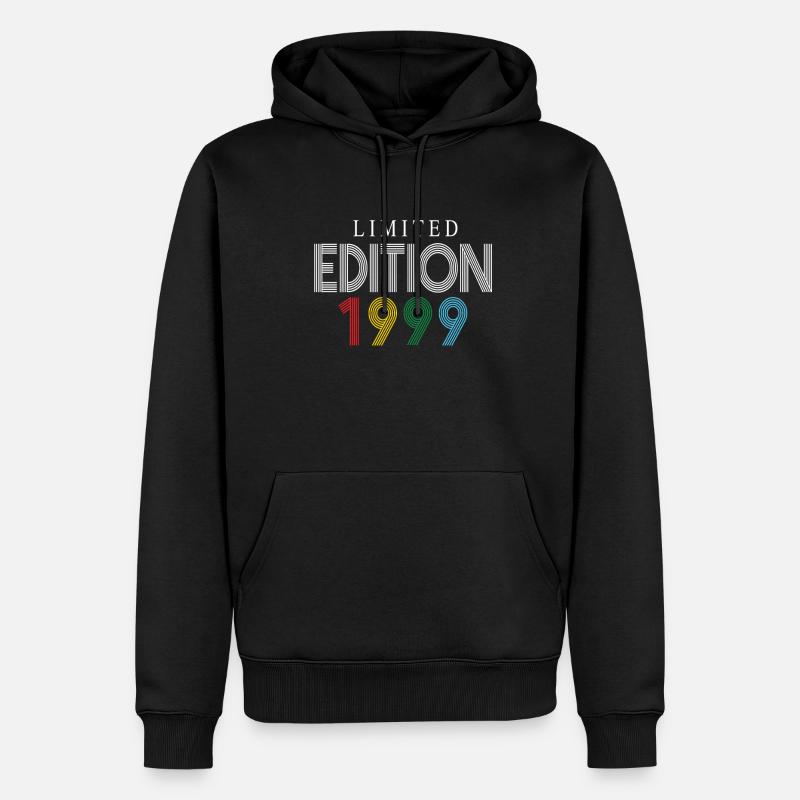 Édition limitée 1999 - Sweat à capuche Premium bio Homme - noir