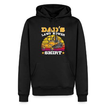 Gartenarbeit Dads Lawn Mower Shirt Rasenpflege - Männer Premium Bio Hoodie - Schwarz - Vorne - Nico (187cm)