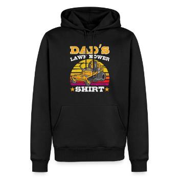 Gartenarbeit Dads Lawn Mower Shirt Rasenpflege - Männer Premium Bio Hoodie - Schwarz - Vorne - Nico (187cm)