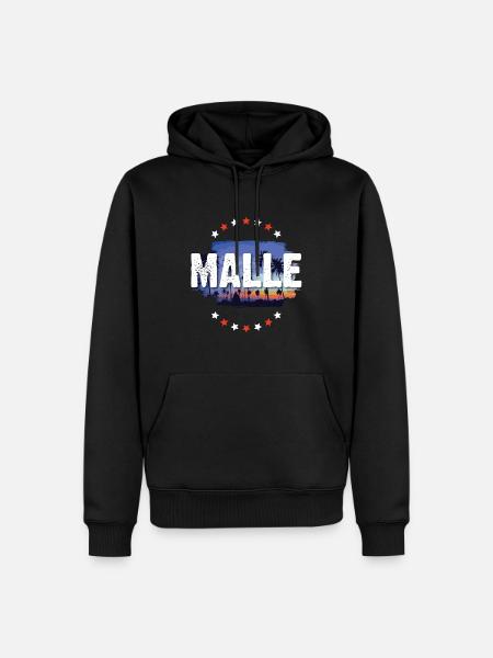 Malle - Men’s Premium Organic Hoodie - black